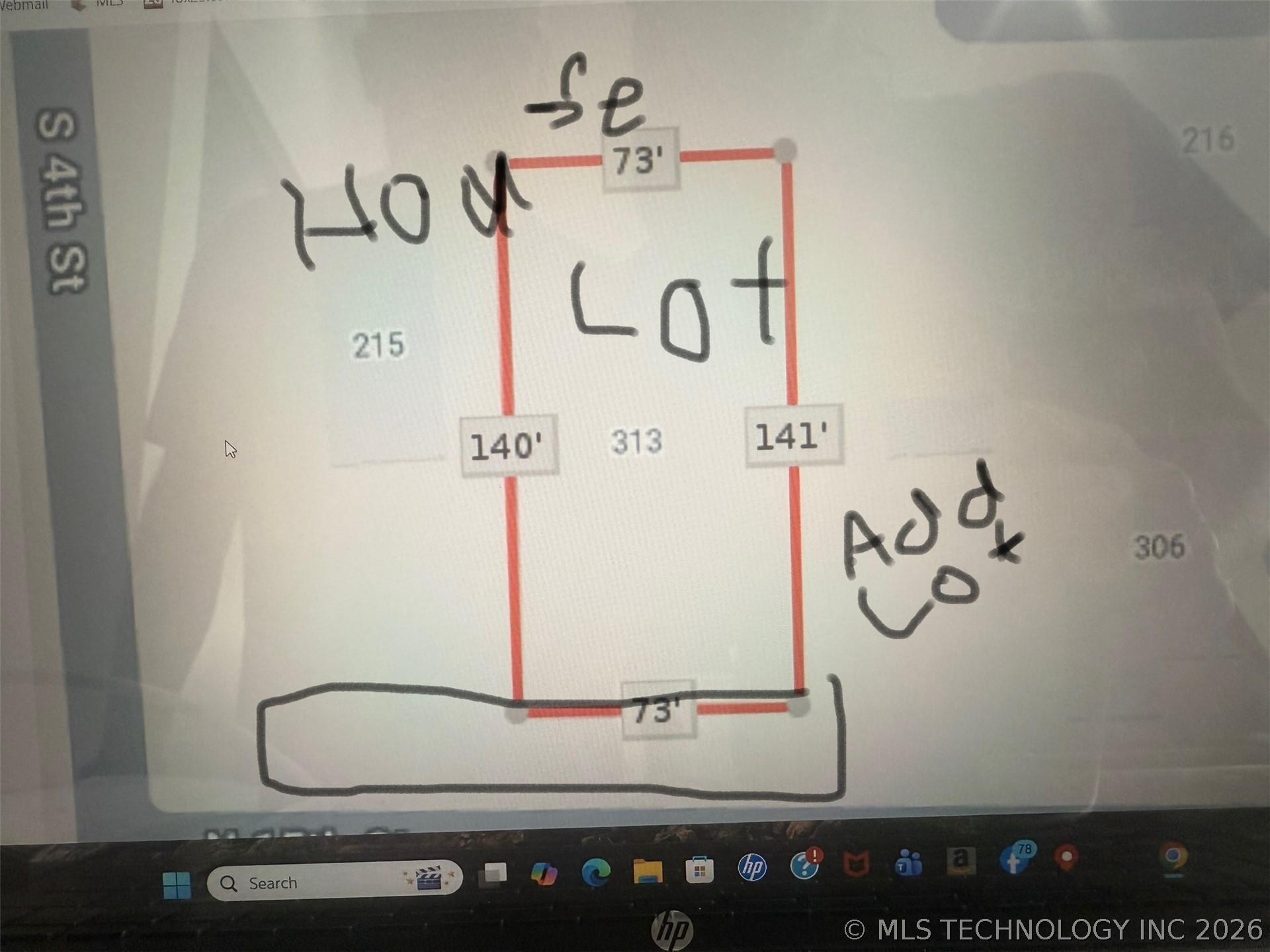 Image 3: This drawing shows how the lots sit next to one an