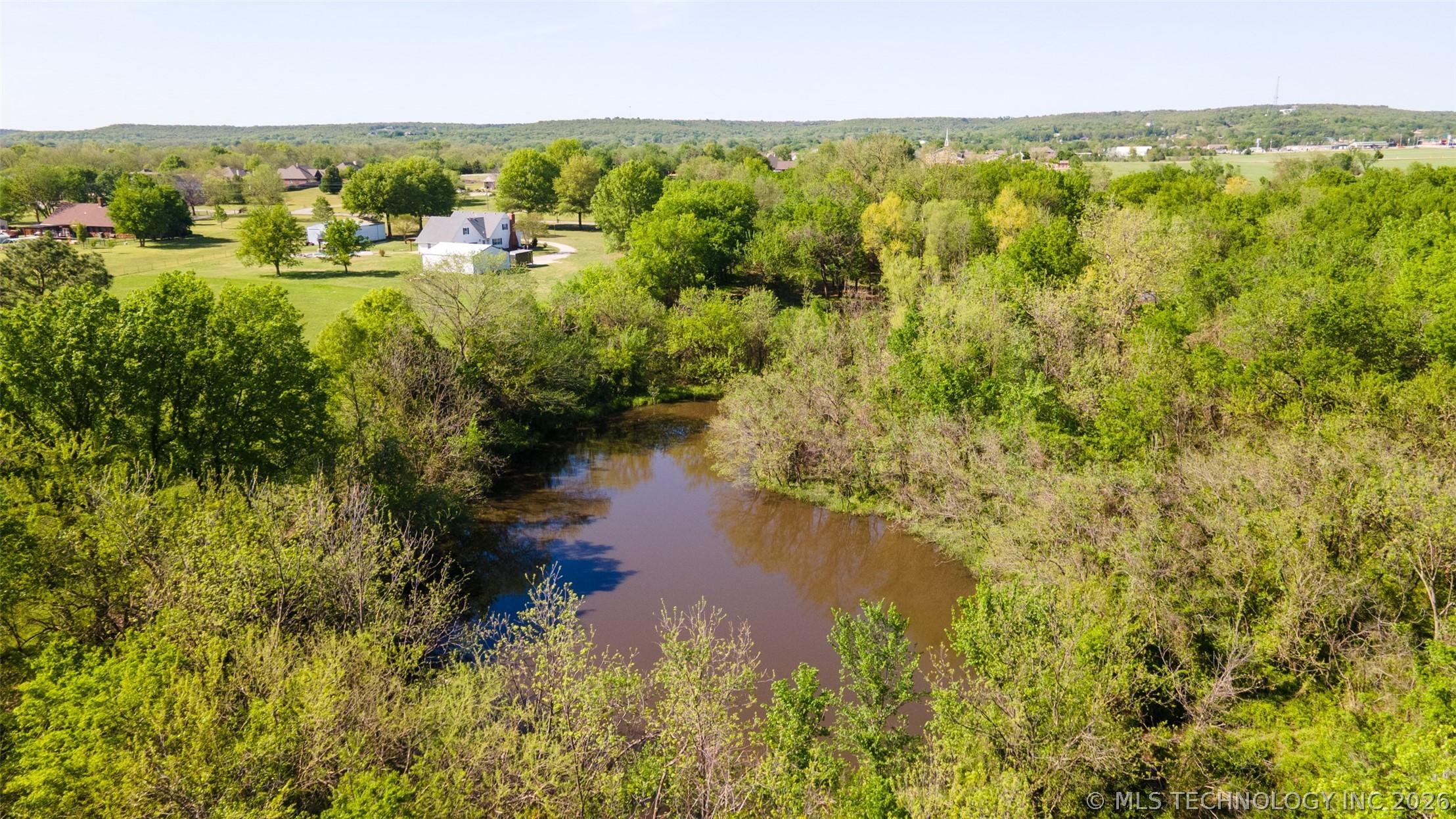 Image 2: Aerial view of a large body of water