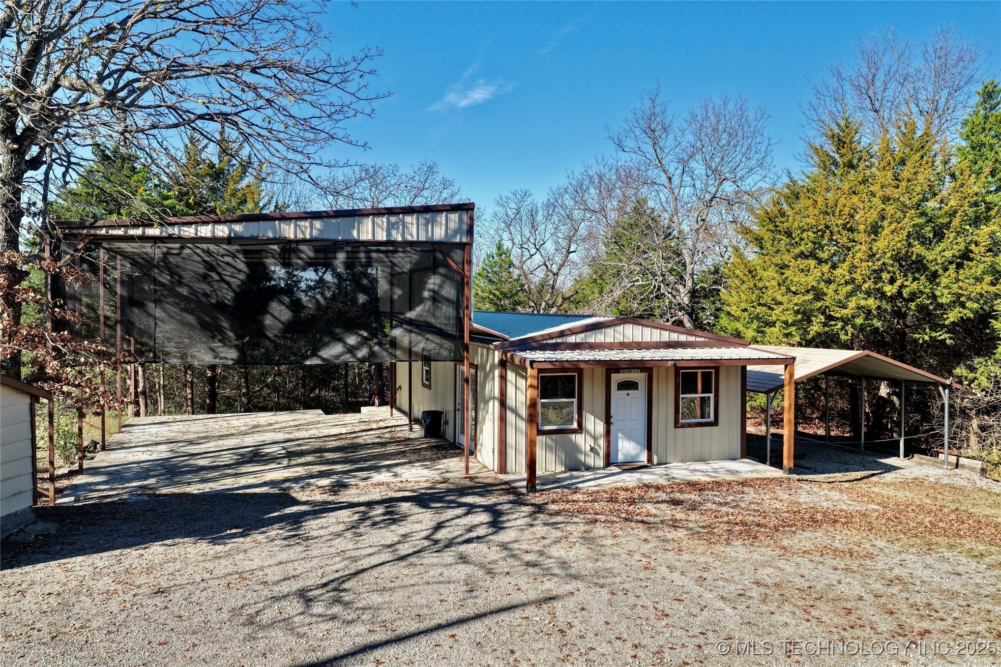 Image 1: Cabin built in 2019 sited on 6 lots totaling 1.55