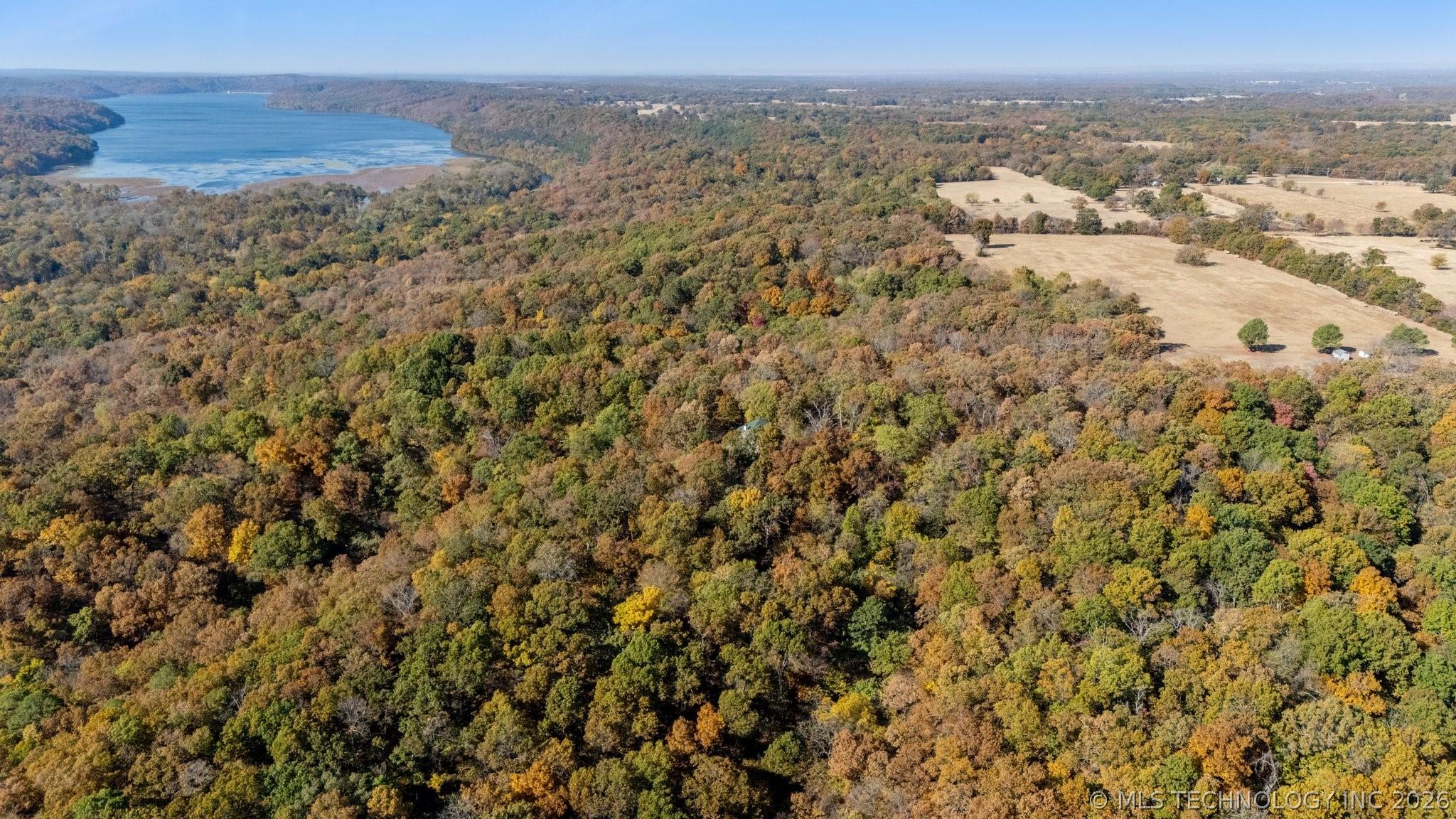 Image 3: Aerial view of proximity to Spavinaw Lake