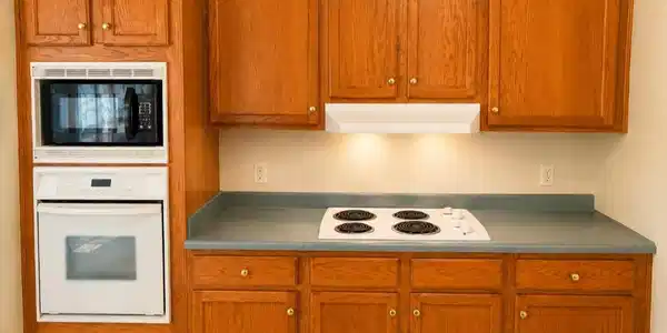 Image 4: Built-in microwave, wall oven, electric cooktop, l