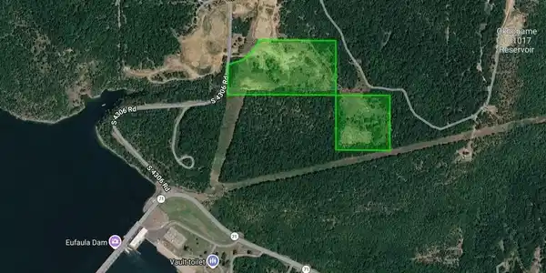 Image 3: Aerial map with highlighted parcels. Illustrating