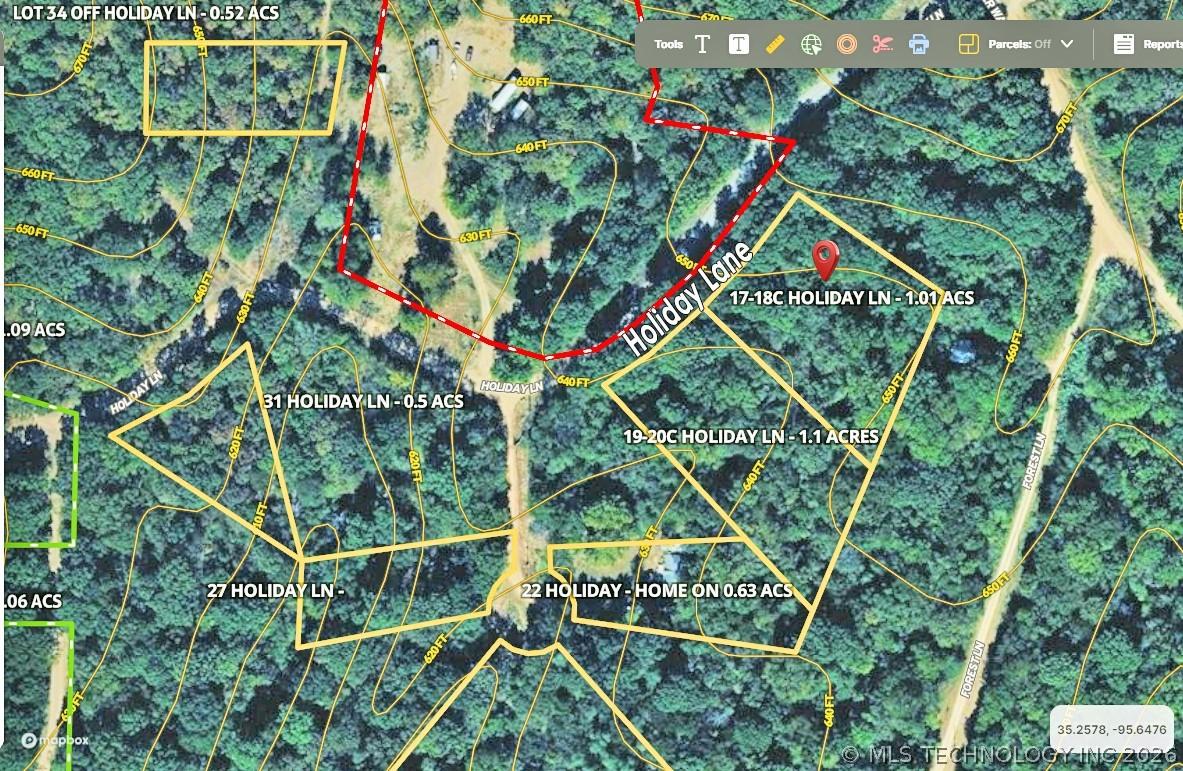 Image 2: Contour Lines Included in image above