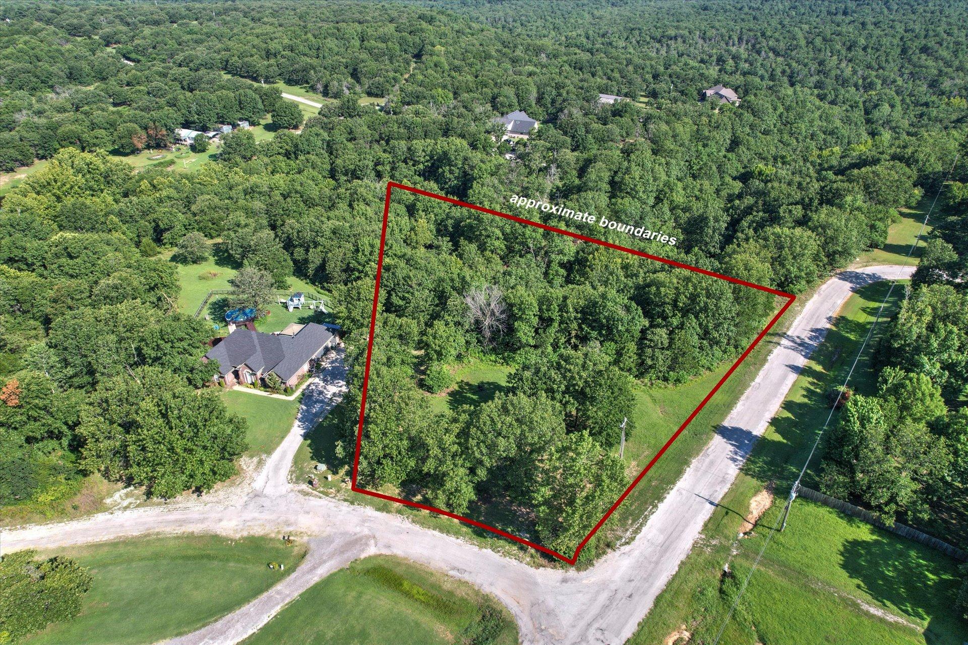 Image 2: Wooded parcel featuring mature trees and street fr