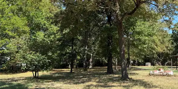 Image 4: Expansive lot featuring mature trees and establish