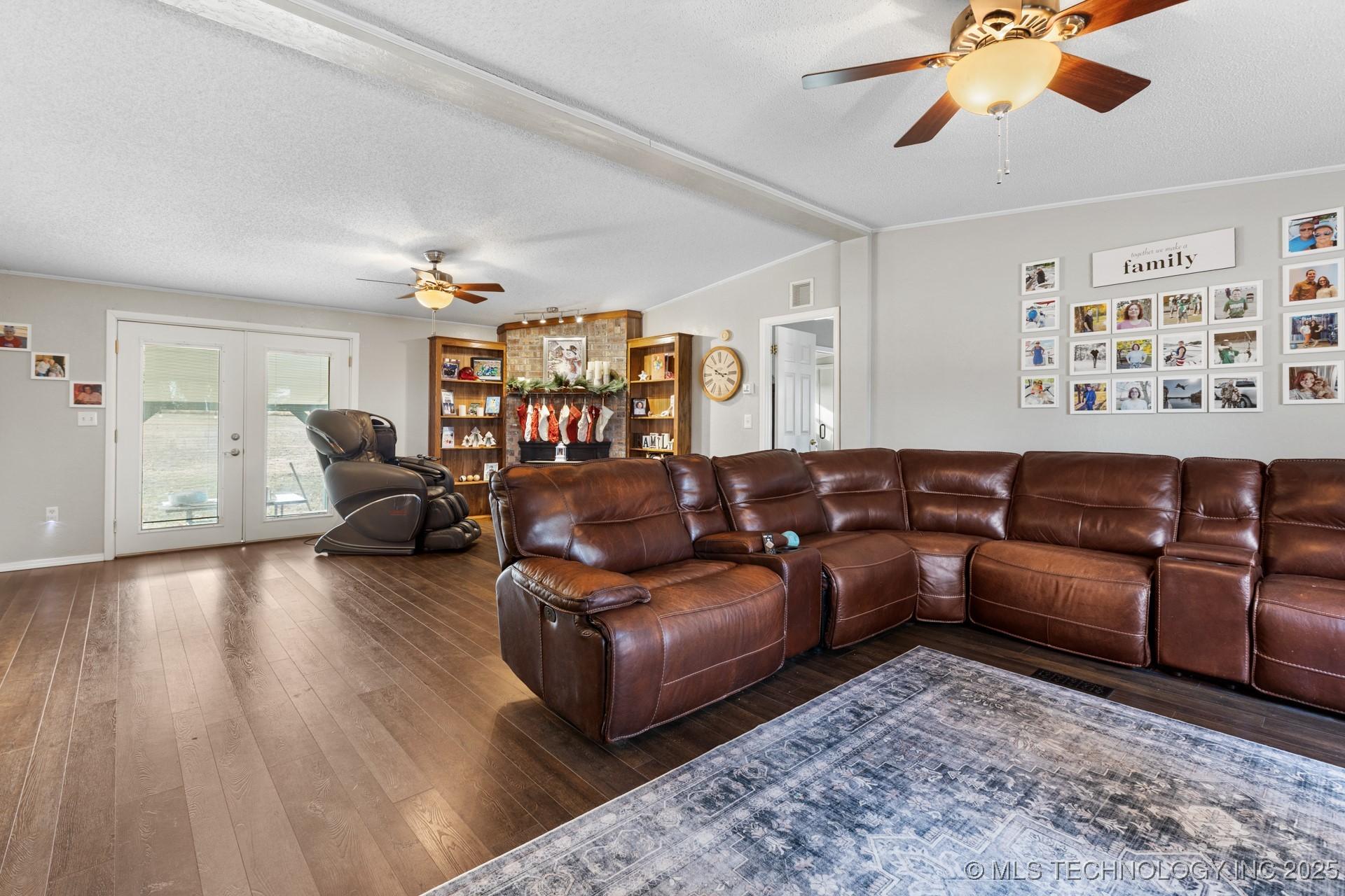 Image 4: Other side of living room with pellet stove