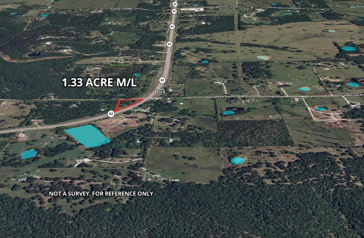 Image 1: Aerial Property Map. Displaying the outline and si