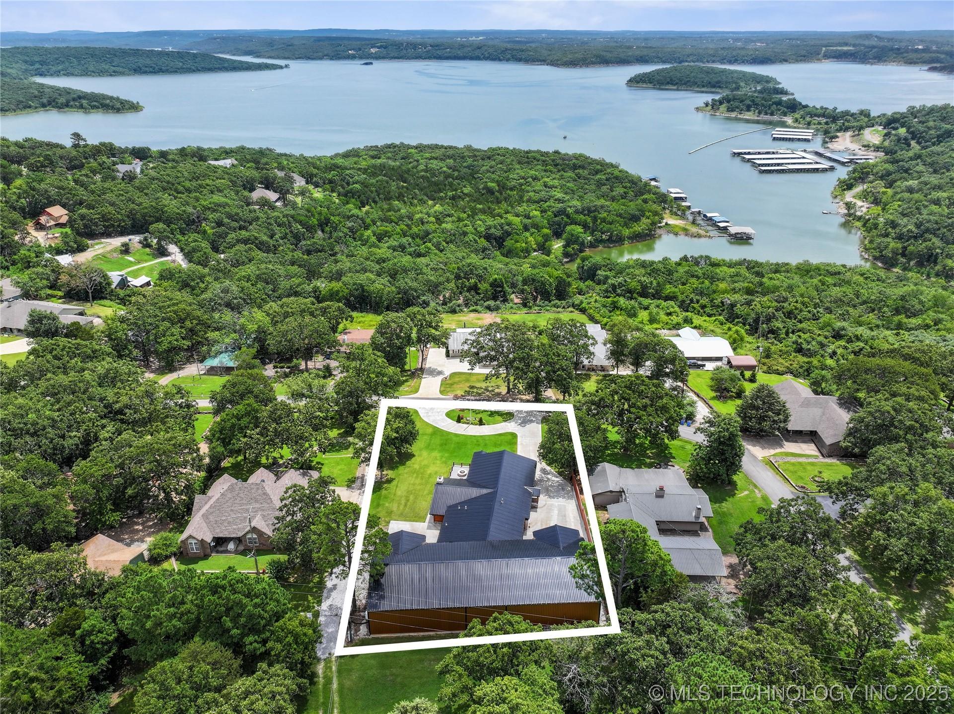 Image 3: Year round views of beautiful blue Lake Tenkiller.