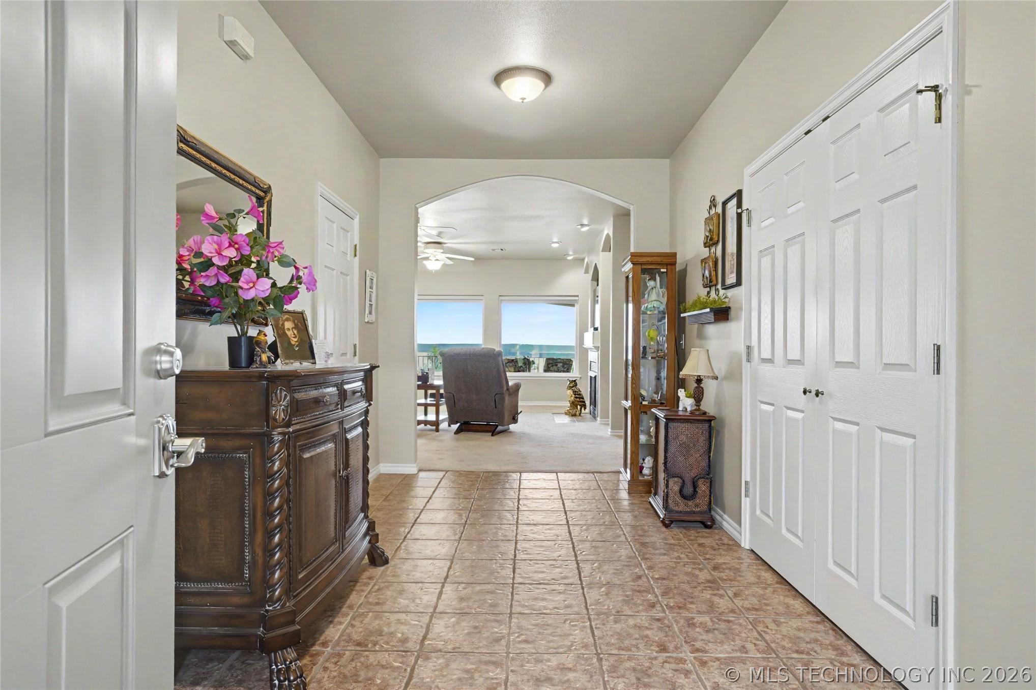 Image 3: Entry hall with the million dollar view!