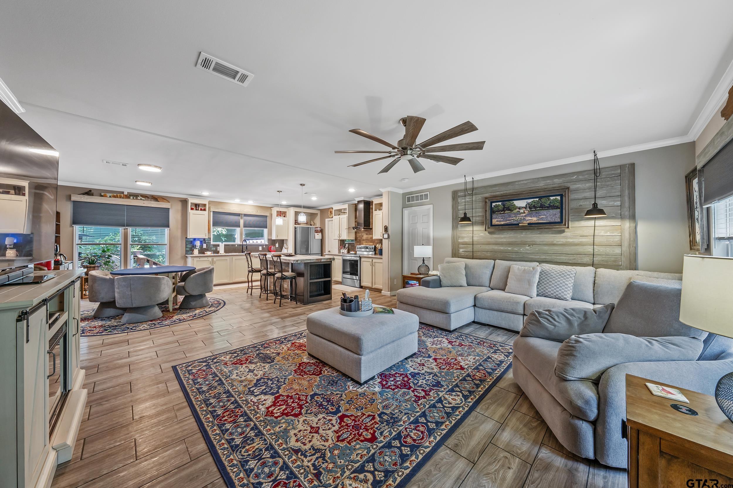 Image 2: Open Concept Living Dining and Kitchen Area