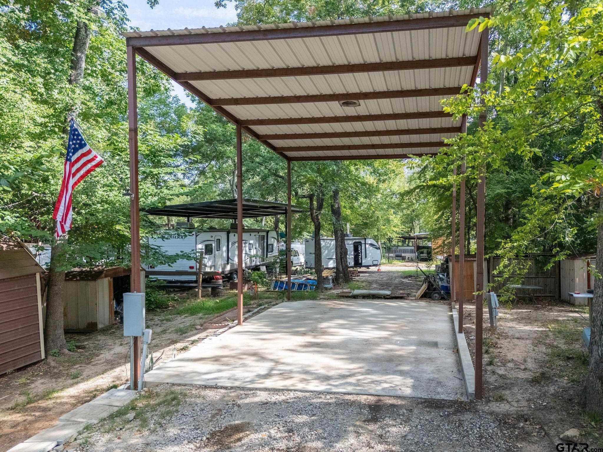 Image 2: Awning with Concrete Slab