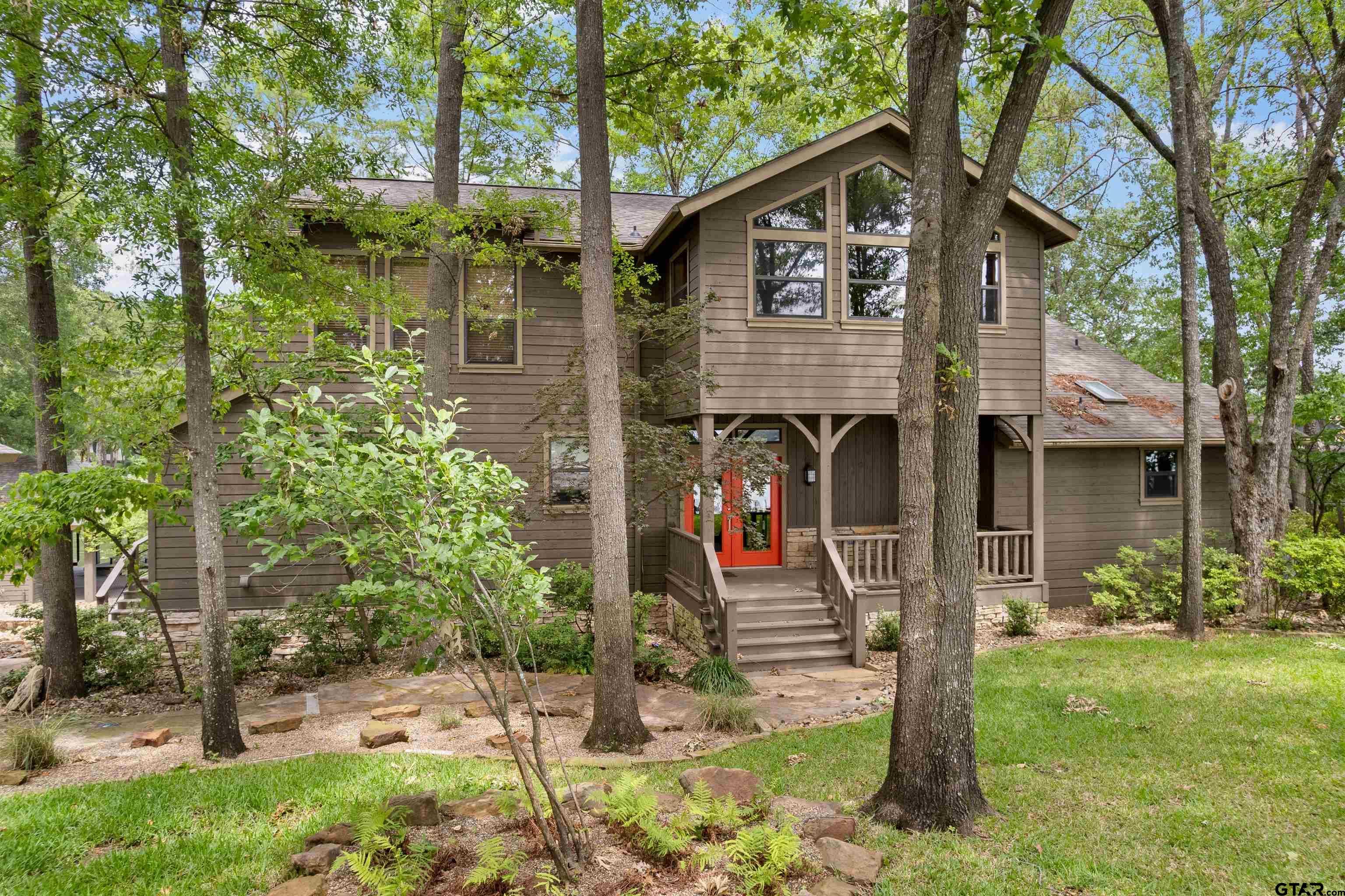 Image 0: Main Lake Side of House
