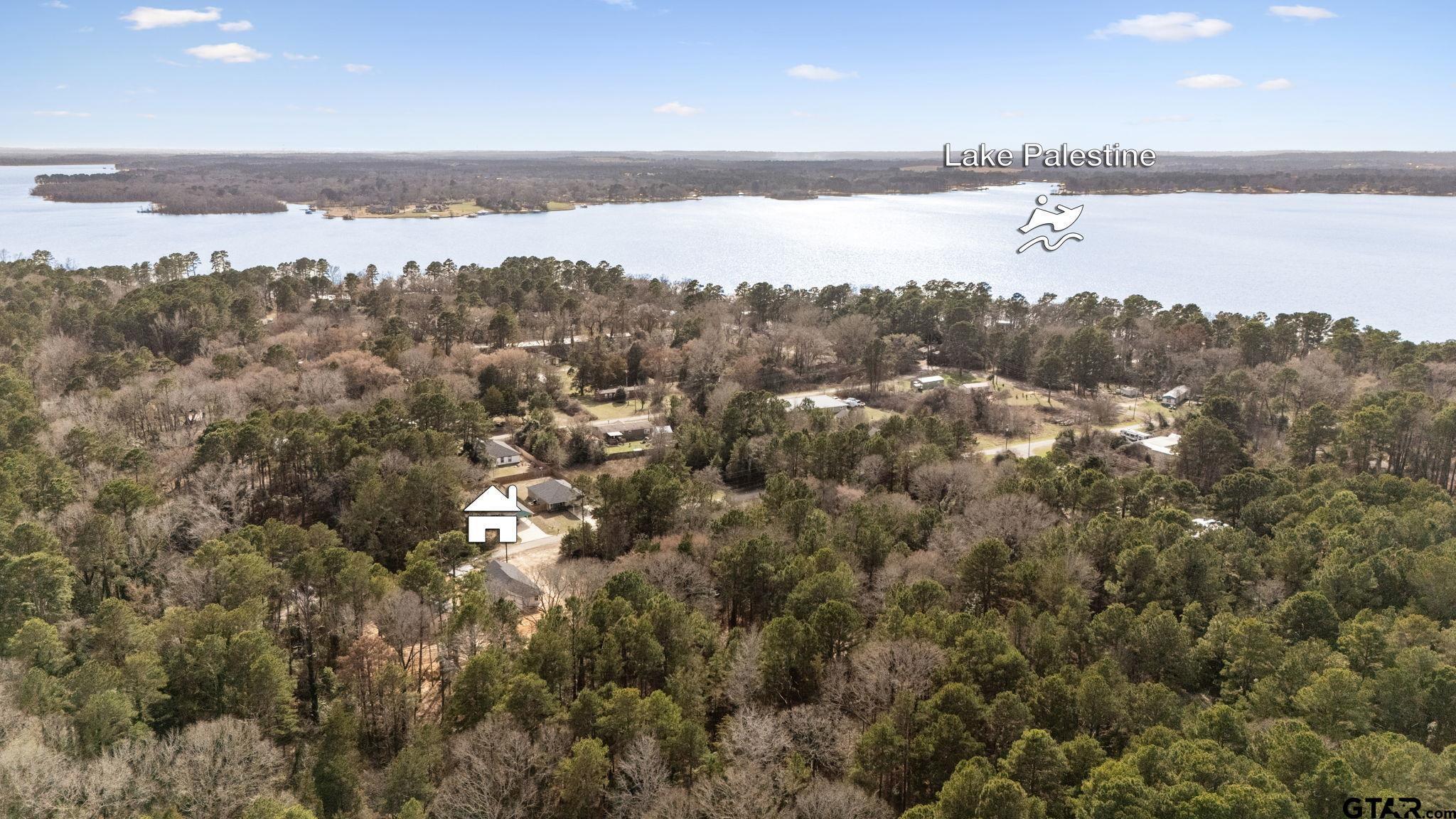 Image 1: located minutes from Lake Palestine, Aerial