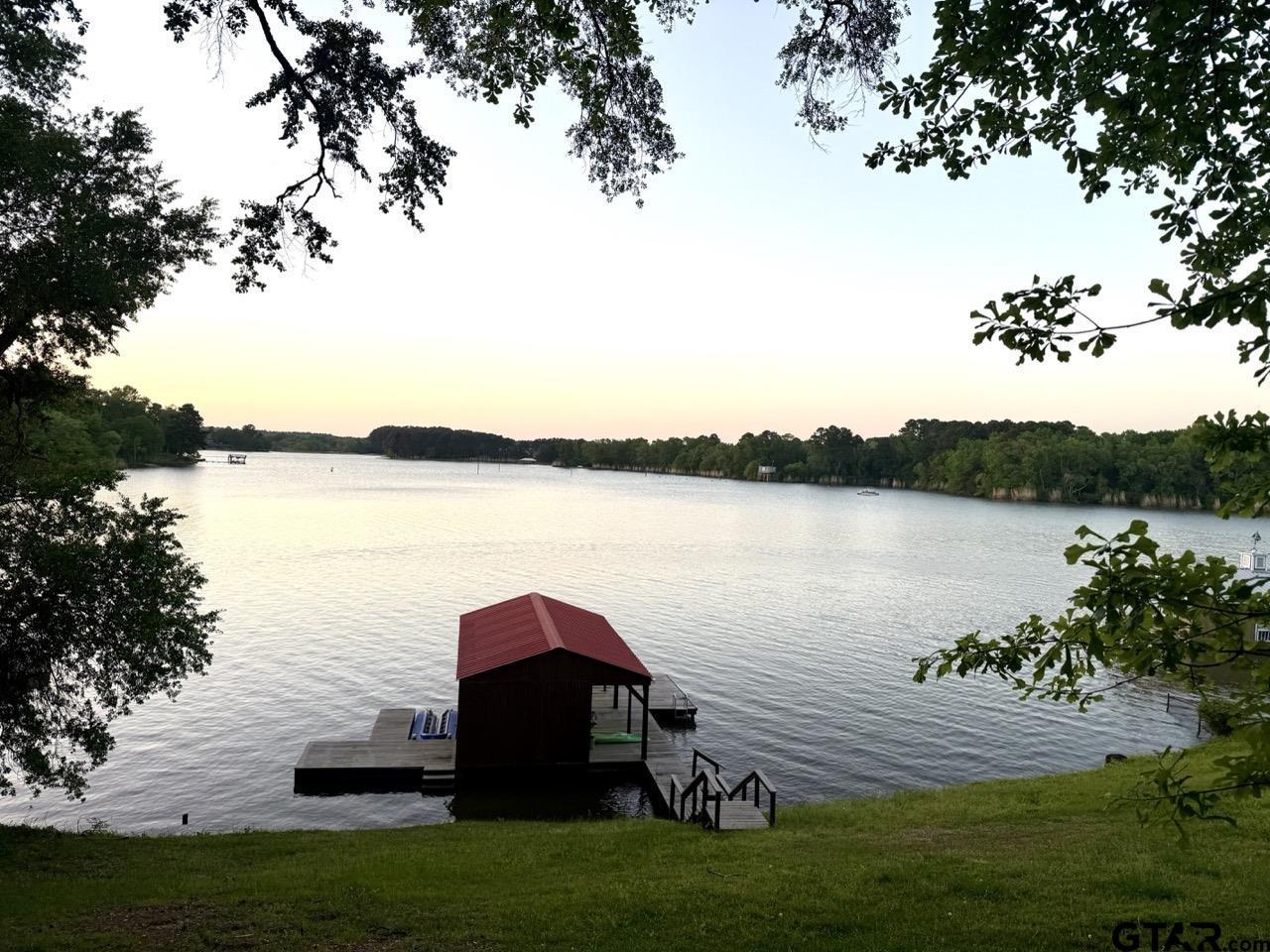 Image 2: View of lake from back deck