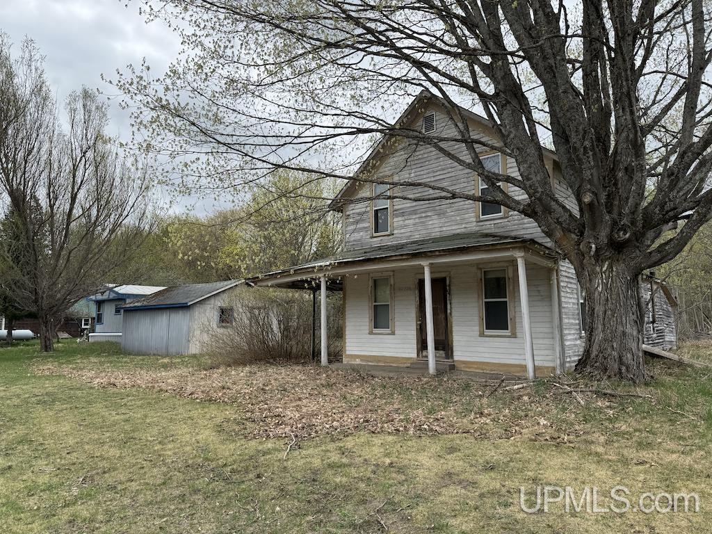 Image 0: 3 platted lots in Grand Marais, MI. Demo current structures and build your dream home., Demo for DREAM Build