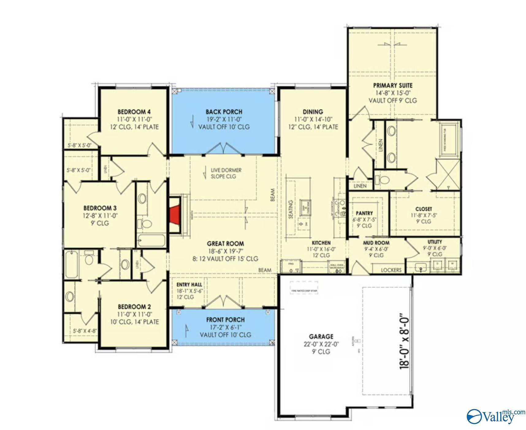 Image 2: Modifications HAVE BEEN MADE to this plan. Including 3 car garage and has a bonus room/bedroom upstairs