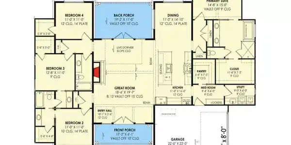 Image 2: Modifications HAVE BEEN MADE to this plan. Including 3 car garage and has a bonus room/bedroom upstairs