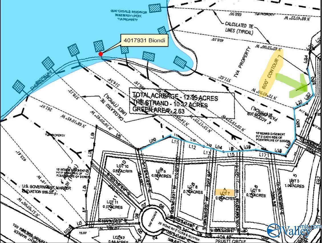Image 3: TVA Watershed Map from boat permit