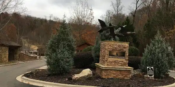 Image 3: Gated waterfront community on Goose Pond Island that is surrounded waters of the Tennessee River and Lake Guntersville.