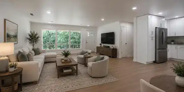 Image 4: Staged Living room