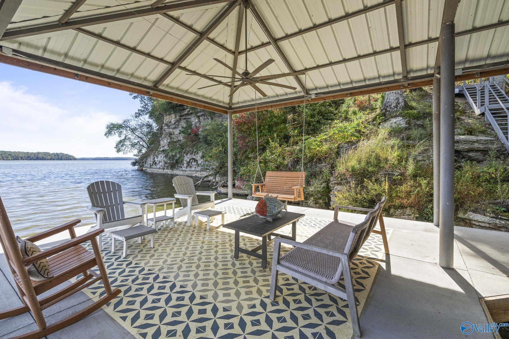 Image 1: Beautiful Views as far as your eyes can see from the Elk River up to the main channel of the Tennessee River.