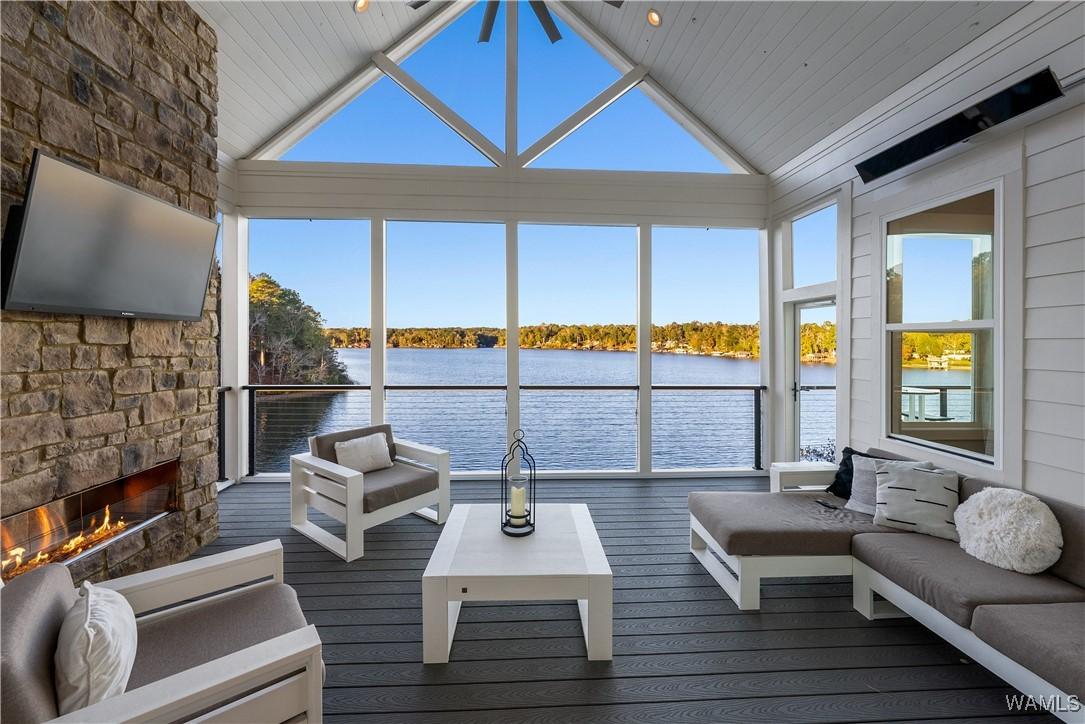 Image 1: Outdoor fireplace