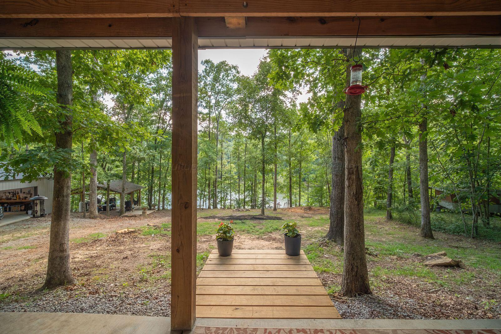 Image 2: View of lake from front door/porch