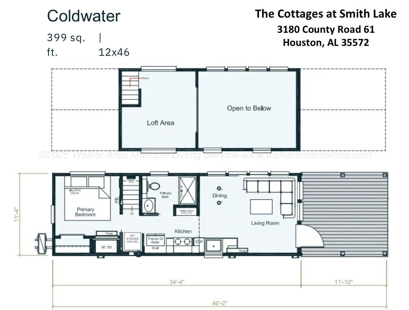 Image 3: The Cottages at Smith Lake Coldwater Pla