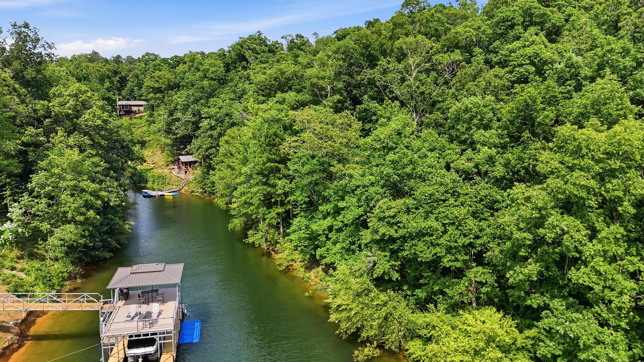Image 3: view from water. lot on right