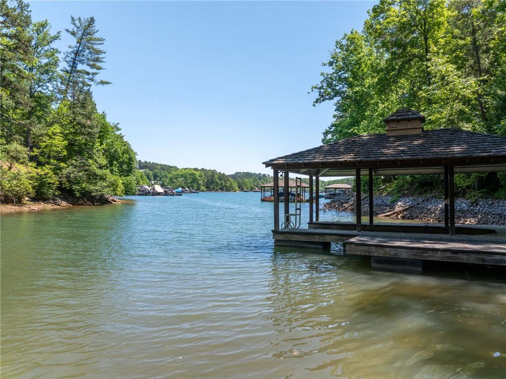 Image 4: This serene waterfront retreat features a private