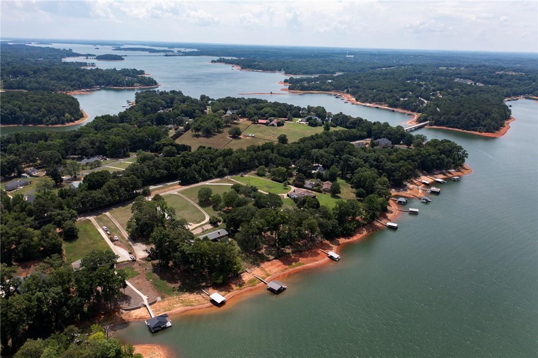 Image 2: Aerial view showcasing an expansive waterfront pro