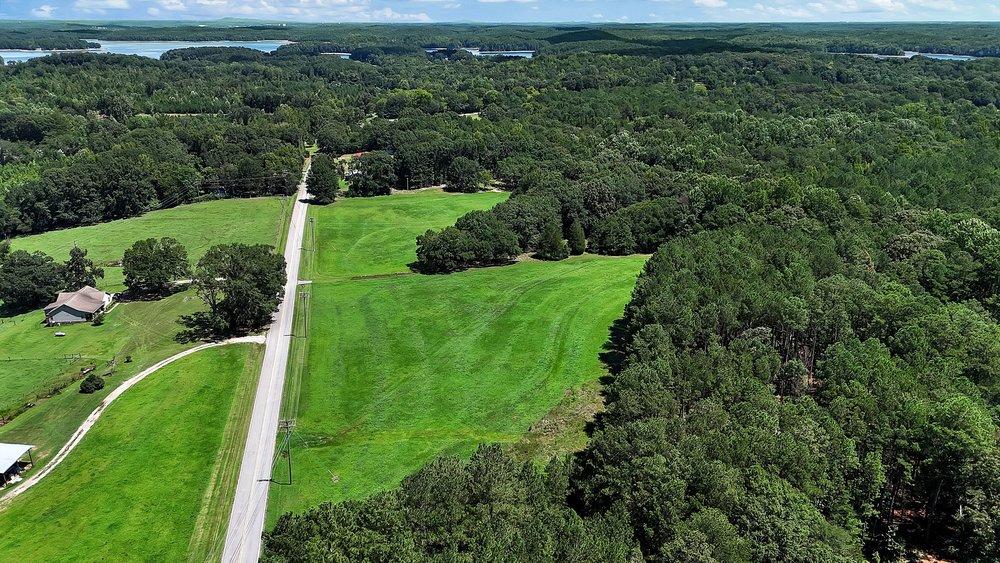 Image 3: Sprawling green acreage and serene wooded landscap