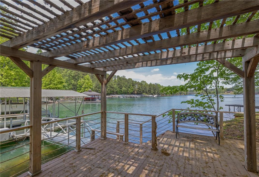 Image 2: Grandfathered lakeside structure at dock