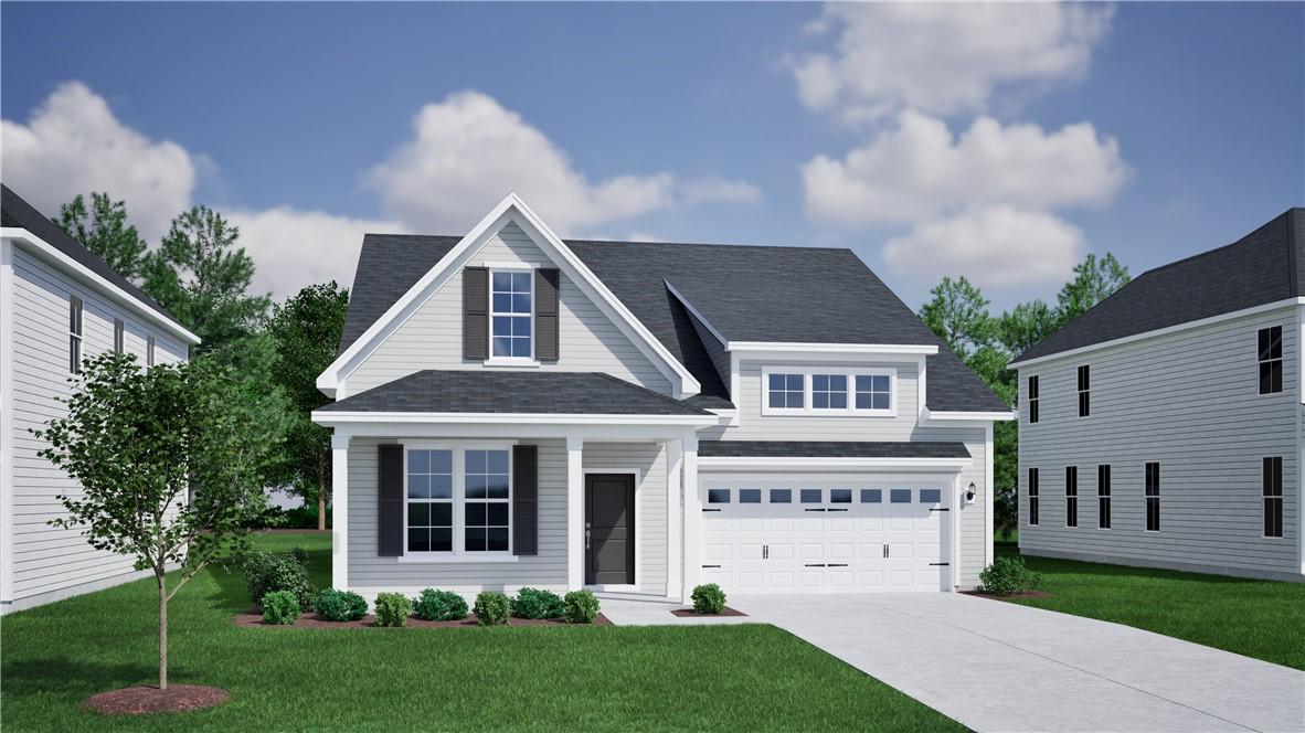 Image 1: This classic suburban home boasts a clean facade w