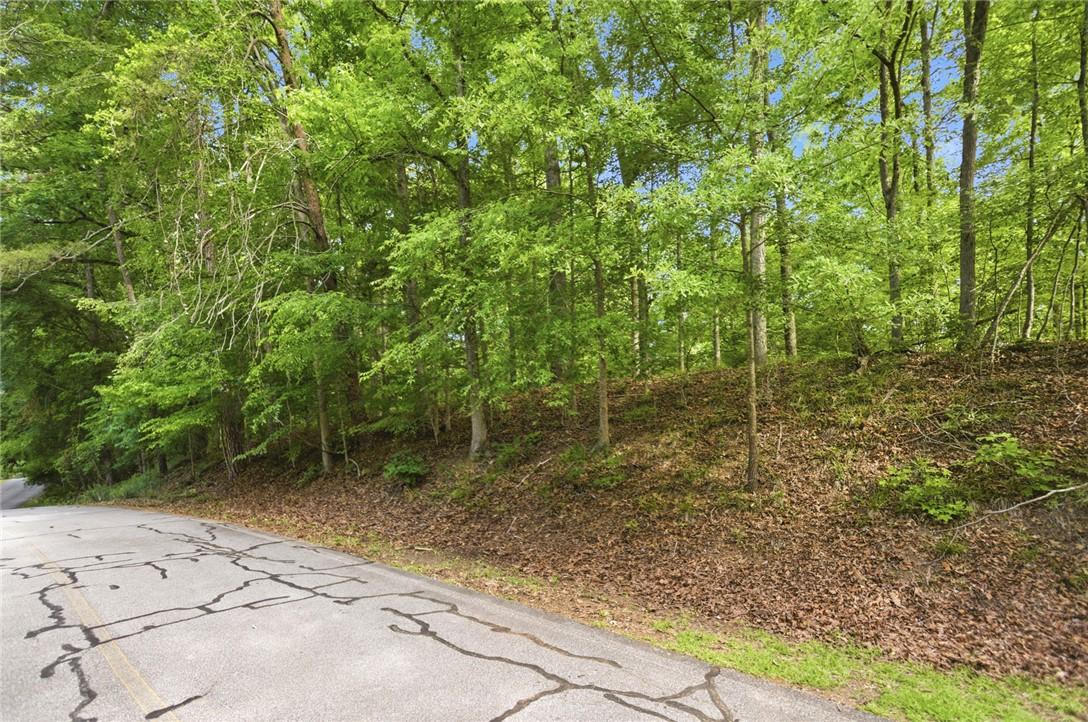 Image 2: Mature trees line this tranquil lot, offering priv