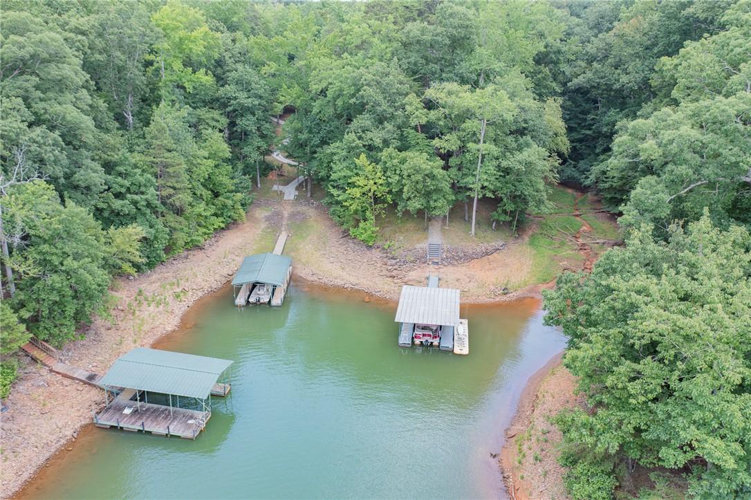 Image 3: Covered Dock with direct water access from a woode