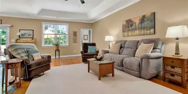 Image 2: Warm and inviting, this room offers comfort and st