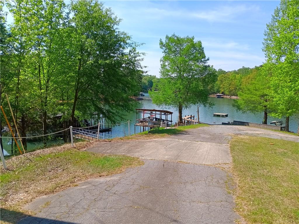 Image 3: Road to community dock with water access.