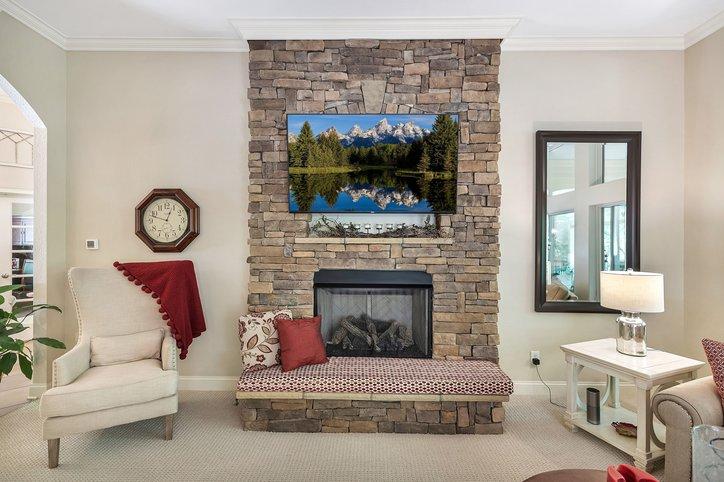 Image 4: This inviting living space features a captivating
