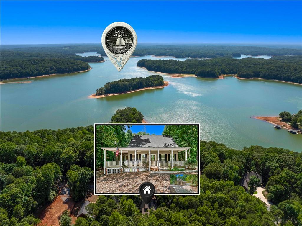 Image 3: Discover a tranquil lakeside retreat with lush gre