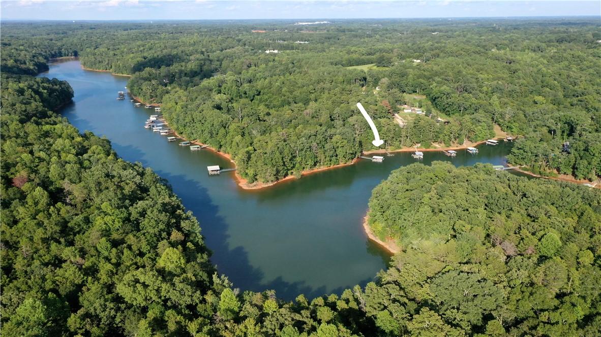 Image 3: Vast forested acreage frames the tranquil waters o