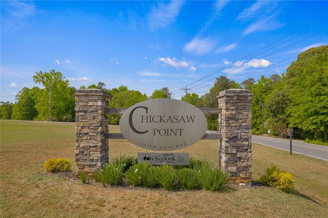 Image 2: Enter the Chickasaw Point Golf Course, marked by a