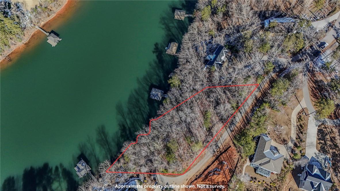 Image 2: Approximate Property Lines indicated with Red Line