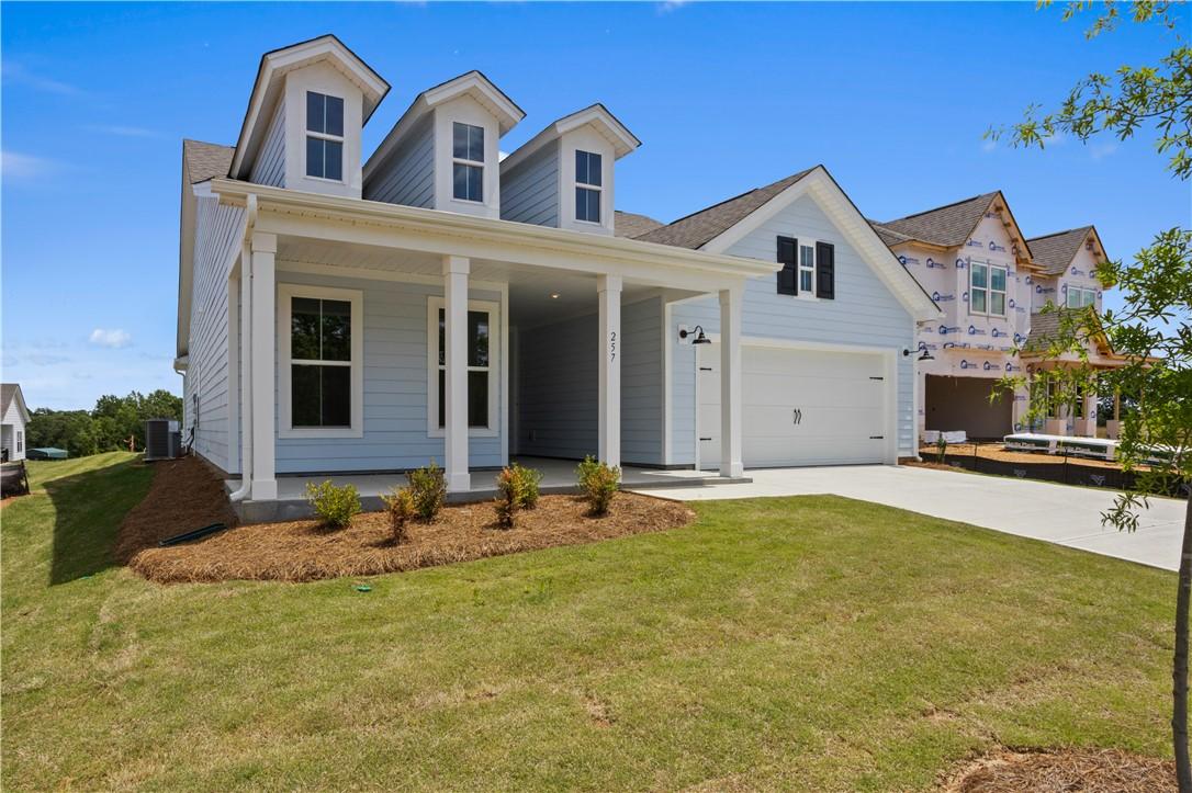 Image 2: A newly constructed residence showcasing light blu