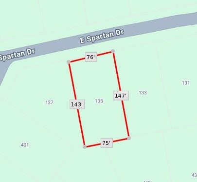Image 2: A well-proportioned lot along E Spartan Drive, per