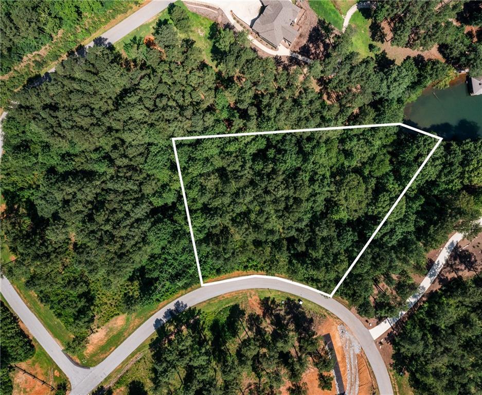 Image 1: A spacious, tree-filled lot offering ample privacy