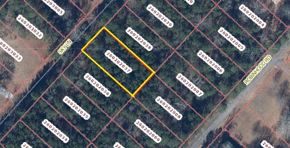Image 2: Explore this aerial view of a verdant lot, ideal f