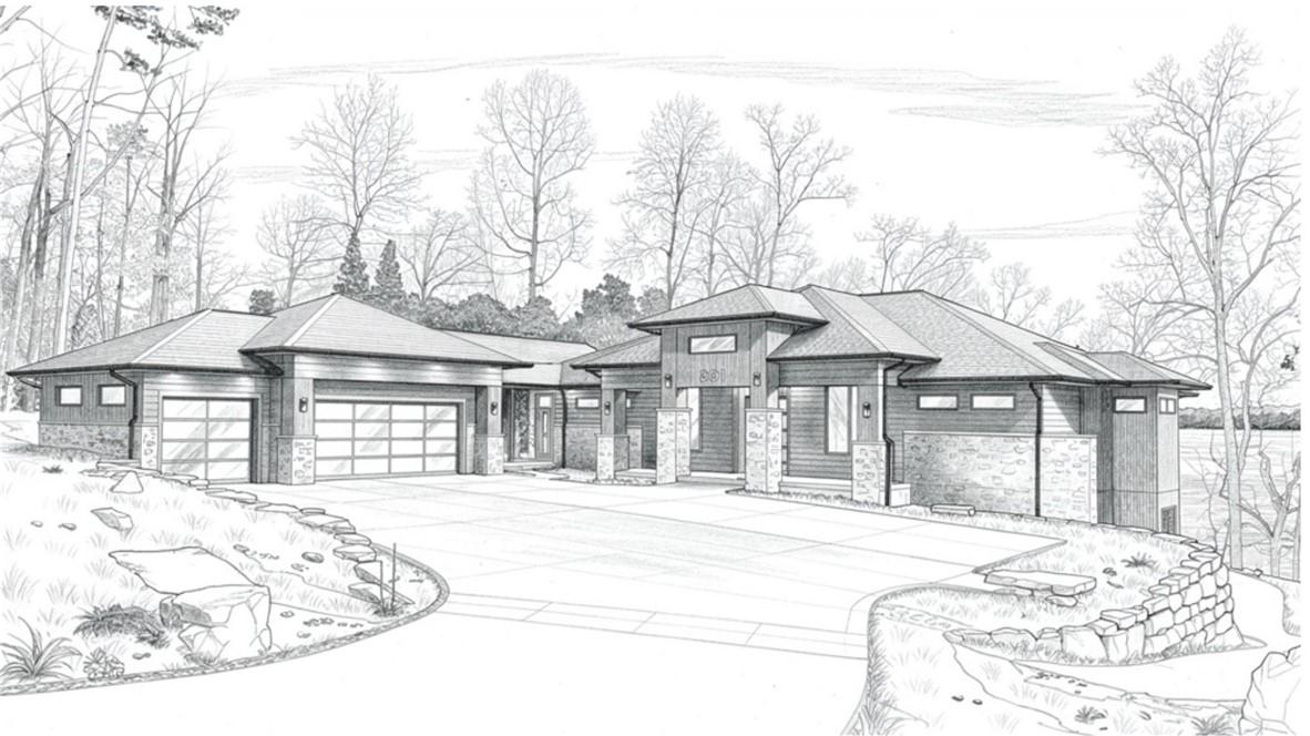 Image 4: Proposed Rendering by Wagler Custom Homes for illu