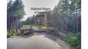 Lot 48 highland shores at lake keowee Road