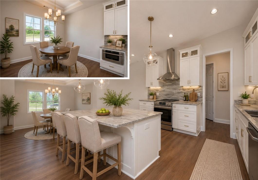 Image 2: Culinary delights await in this bright kitchen wit